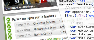 Design / Intégration XML / jQuery / AJAX